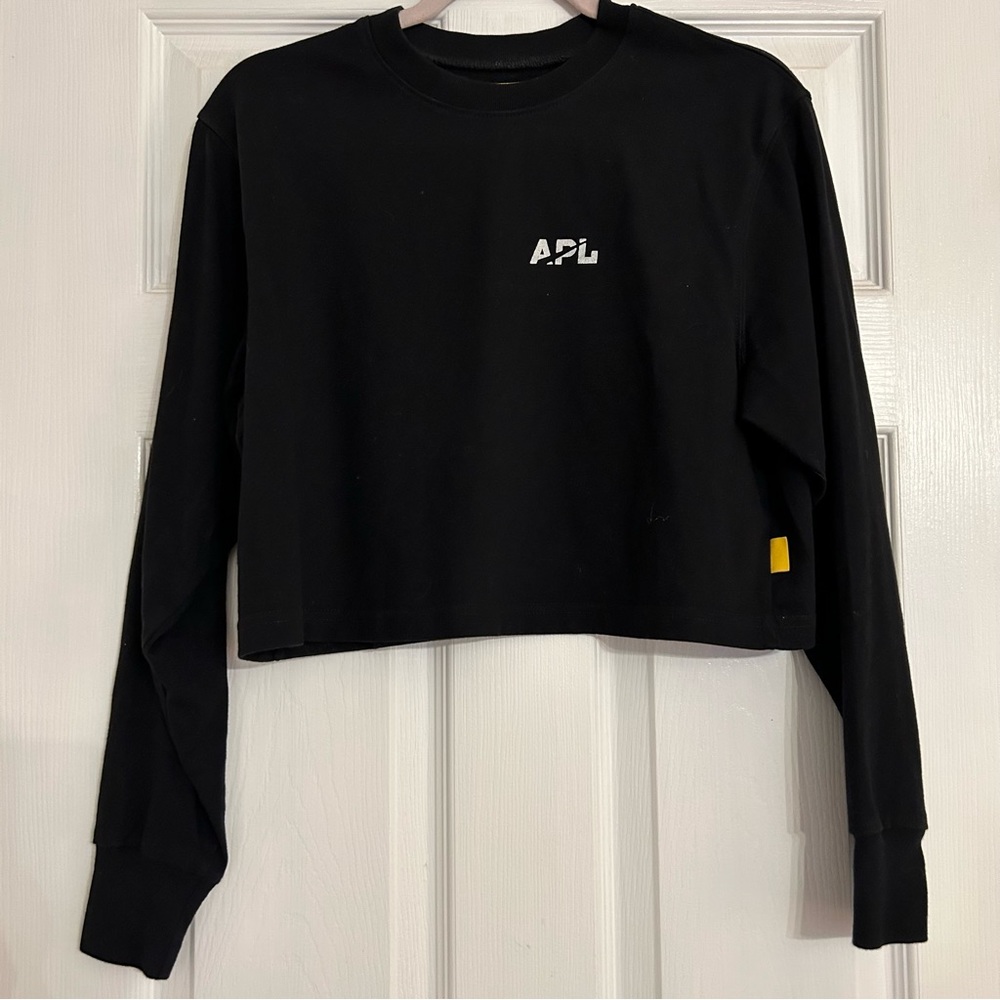 APL Cropped Sweatshirt Small Black